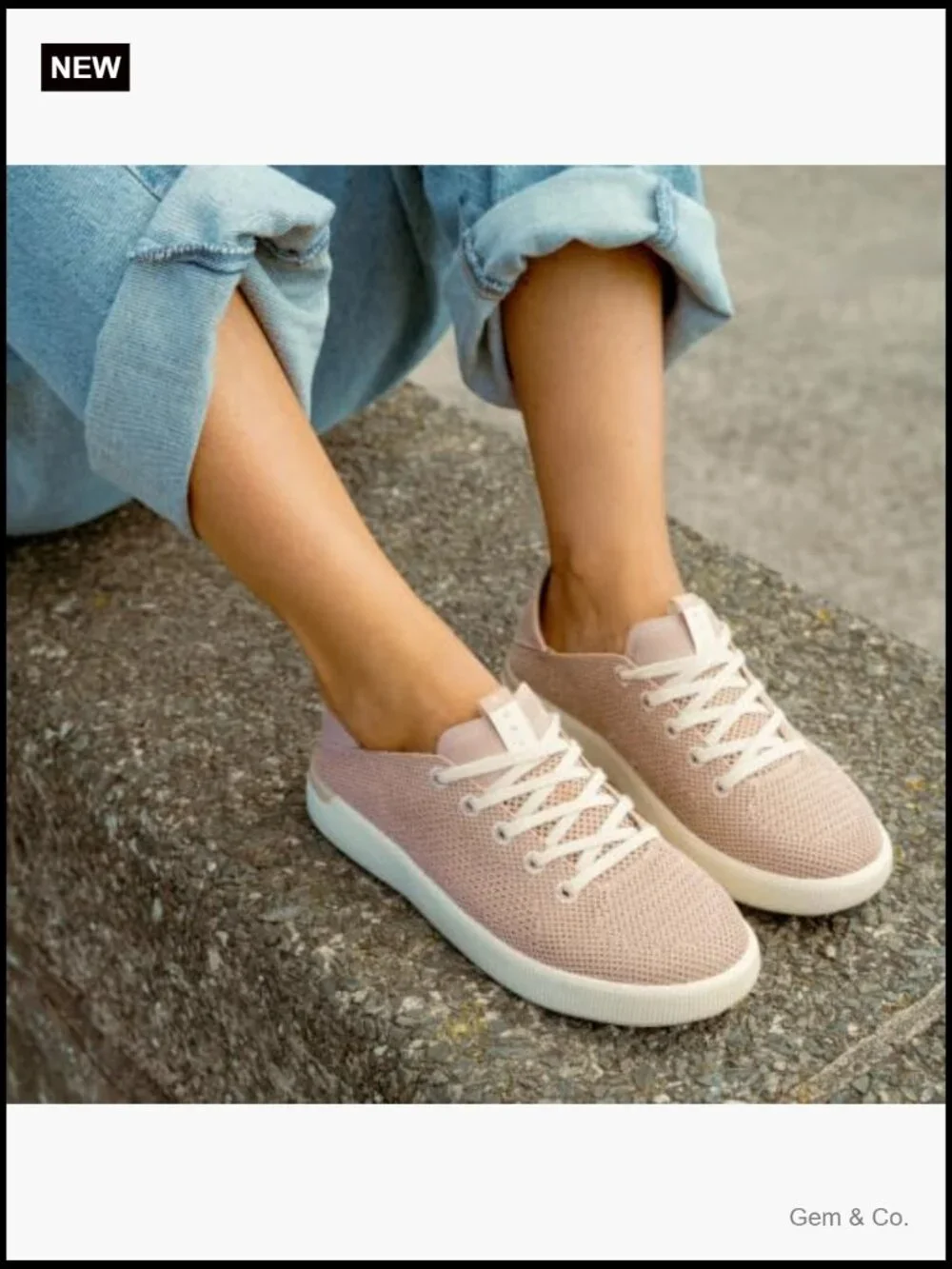 Lightweight Breathable Stretch Knit Sneakers with Cushion Footbed